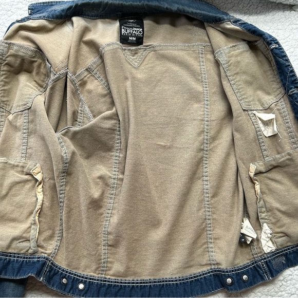 Buffalo Jeans Lightweight Denim Jacket Size M 📏 P2P 20” - Picture 7 of 13